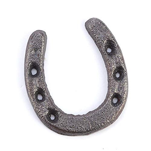 Factory Direct Craft Decorative Cast Iron Horseshoe | 6 Pieces