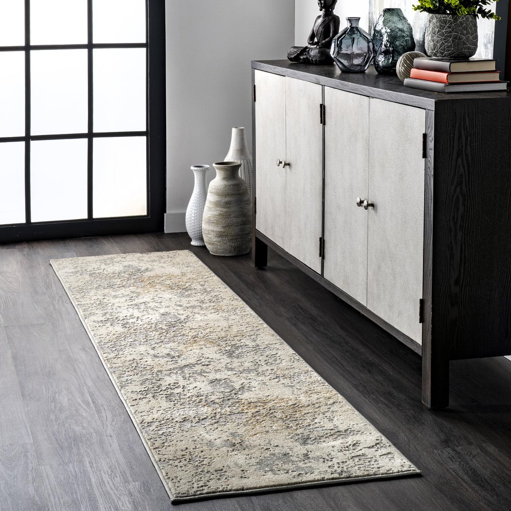 nuLOOM Chastin Modern Abstract Area Rug - 8x10 Area Rug Modern/Contemporary Beige/Grey Rugs for Living Room Bedroom Dining Room Kitchen