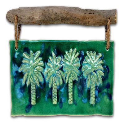 Maui Swaying Palm Trees w/Driftwood DW27