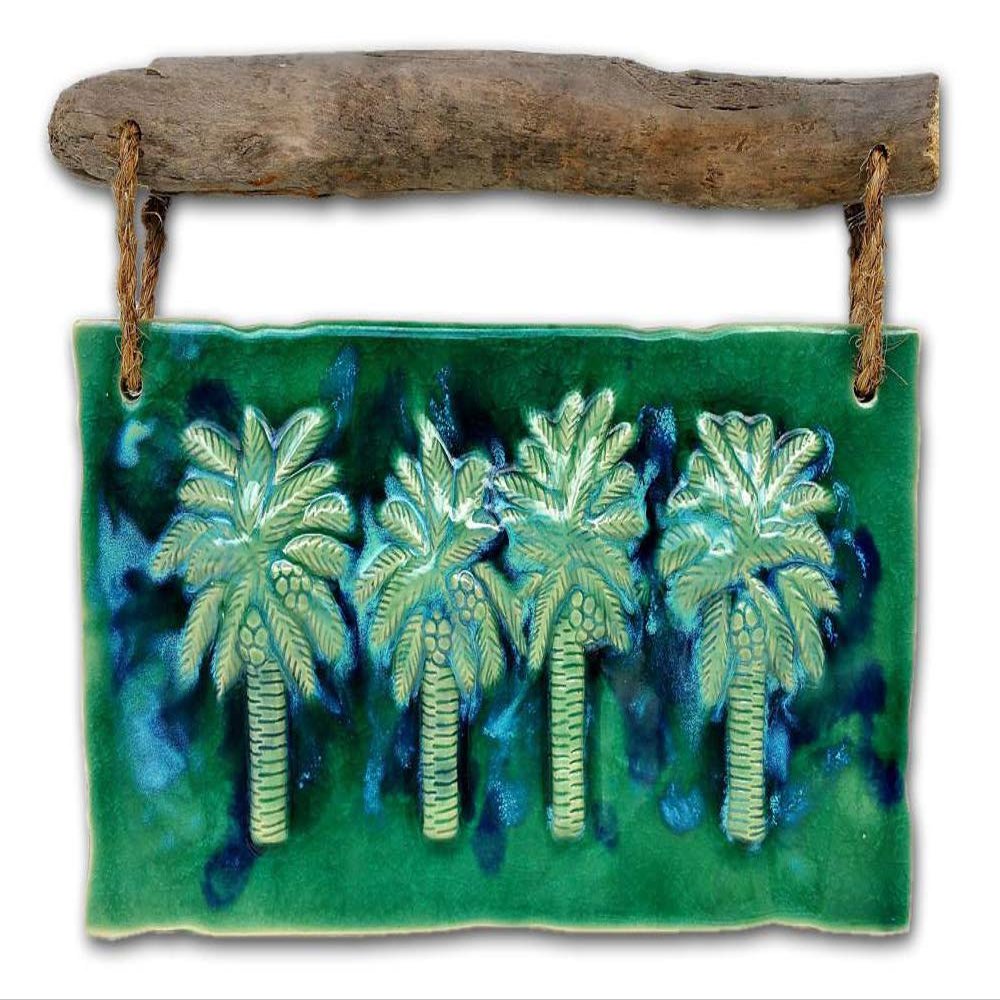Maui Swaying Palm Trees w/Driftwood DW27