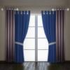 RUDI 1.5" Blair Side Curtain Rod, 24 inch, Satin Nickel view 2
