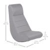 Factory Direct Partners Soft Ergonomic Horizontal Soft Floor Video Rocker - Cushioned Ground Chair Great for Reading, Gaming or Watching TV for Kids, Teens and Adults - Gray, 10489-GY view 3