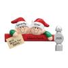 3D Personalized Our First Christmas Ornament 2025 | Custom Elf Couple Ornaments Hats Santa Helpers Couples Ornament 2025 Family of 2 Unique for a Couple Ornaments Couples Unique Gifts view 1