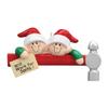 3D Personalized Our First Christmas Ornament 2025 | Custom Elf Couple Ornaments Hats Santa Helpers Couples Ornament 2025 Family of 2 Unique for a Couple Ornaments Couples Unique Gifts view 3