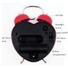 Monique 3in Loud Twin Bell Alarm Clock Silent Analog Quartz Nightlight Clock for Heavy Sleepers view 3