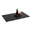 GOBAM Bamboo Bath Mat, Extra Large, 31.50 x 18.35 x 1.3 inches - Non-Slip Floor Mat for Bathroom, Spa, Sauna, Kitchen, Indoor & Outdoor Spaces, Shower Mat for Bathroom Decor - Black view 1