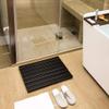 GOBAM Bamboo Bath Mat, Extra Large, 31.50 x 18.35 x 1.3 inches - Non-Slip Floor Mat for Bathroom, Spa, Sauna, Kitchen, Indoor & Outdoor Spaces, Shower Mat for Bathroom Decor - Black view 4