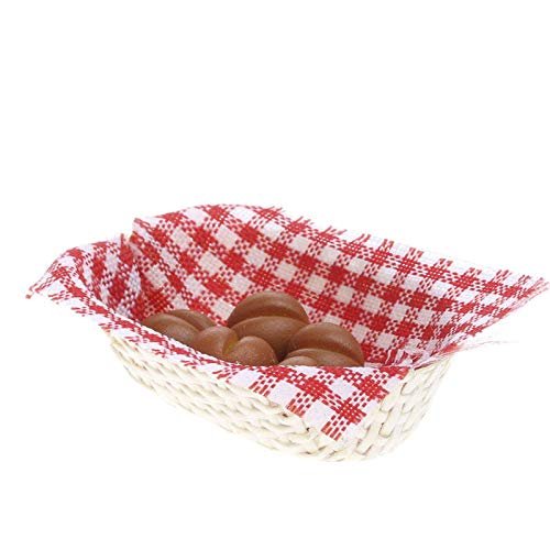 Factory Direct Craft Miniature Basket of Dinner Rolls | 6 Pieces