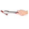The Candery Hot Dog Accessories - Stainless Steel Hot Dog Tongs Non-Slip Rubber Grip - for Carnivals BBQ Picnics, Concession Stands view 2