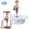 cexuw Display 360 Degree Electric Turntable,for Small Product Display, 7.87in Diameter product photography turntable view 2