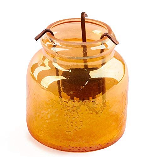 Amber Glass Tealight Candle Holder | 3 Pieces