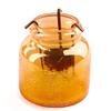 Amber Glass Tealight Candle Holder | 3 Pieces view 1