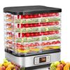 Homdox Food Dehydrator Machine, 8 BPA-Free Trays, 72H Timer & Temperature Control 158F Max, 400W Dehydrator for Food and Jerky, Fruit, Herbs, Meat, Veggies, Dog Treats, Fruit Roll Sheet Included view 1