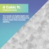 Bean Products Bean Bag Refill Beads - 100% Recycled New Polystyrene Filler Beads for Lasting Support - Poly Fill Beans - Versatile Filling for DIY Projects - Made in USA - 8 Cubic ft. view 2