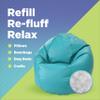 Bean Products Bean Bag Refill Beads - 100% Recycled New Polystyrene Filler Beads for Lasting Support - Poly Fill Beans - Versatile Filling for DIY Projects - Made in USA - 8 Cubic ft. view 4