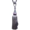 1 Pair Tassels Curtain Tiebacks Curtain Buckle Curtain Bandage Curtain Tiebacks Rope (Purple) view 1