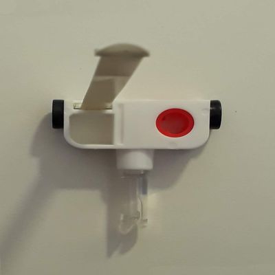 25 pcs Carriers with 79mm Plastic Spacer for Vertical Blinds/Shades-Double Worm Gear