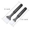 Hometeq 2 Pack - Nylon Bristle Black Pastry Brush Plastic Grip for Basting, Baking, Cooking Food Brush view 2