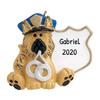 3D Brown Police Dog Christmas Ornament 2025 - Personalized K9 Ornaments for Christmas Tree - Custom Dog Ornaments for Xmas Tree - Unique Xmas Gifts for Dogs - Gifts for Pet Lovers & Pets view 2