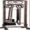 Rocky Mountain Goods Fireplace Tool Set - Brush, Poker, Shovel, Tongs, Stand - Heavy Duty Steel Construction (Antique Bronze) view 1
