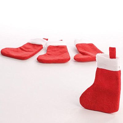 Factory Direct Craft Small Felt Christmas Stockings | 24 Pieces