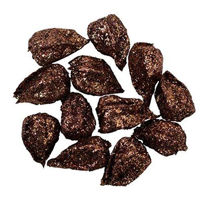 Factory Direct Craft Copper Glittered Chinese Lantern Seed Pods | 36 Pieces