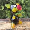 Yellow Glass Pig Figurine  Hand-Blown Murano-Style Miniature  Collectible Piggy Ornament for Shelf or Desk  Gift for Animal Lovers & Home Dcor view 3