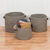 Colonial Mills Monaco Basket - Grey 16"x16"x12" view 3