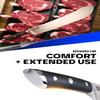 Dalstrong Bull Nose Butcher Knife - 14 inch - Gladiator Series Elite - High Carbon Premium German Steel - Black G10 Handle - Meat BBQ Knife - Sheath Included - NSF Certified view 4