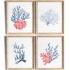 Beach Decor Art Prints (Set of 4) - Unframed - 8x10s | Serene and Inviting Coral-Themed Wall Art Prints | Perfect for Nautical and Ocean-Inspired Home Decor | Bathroom Wall Decor | Apartment Dcor's view 1