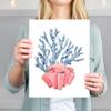Beach Decor Art Prints (Set of 4) - Unframed - 8x10s | Serene and Inviting Coral-Themed Wall Art Prints | Perfect for Nautical and Ocean-Inspired Home Decor | Bathroom Wall Decor | Apartment Dcor's view 3