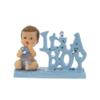 Mega Favors Keepsake Figurine 12 pcs Baby Boy Pacifier with Rhinestones Word | Awesome Decorations or Party Favors | for Pregnancy Announcements, Gender Reveals, Birthday and Special Celebrations view 2