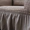 SVIO-SOFACOVER Rustic Armchair Sofa Couch Cover Gray Stretchable Furniture Protector Arm Chair Slipcover with Skirt One Piece view 4