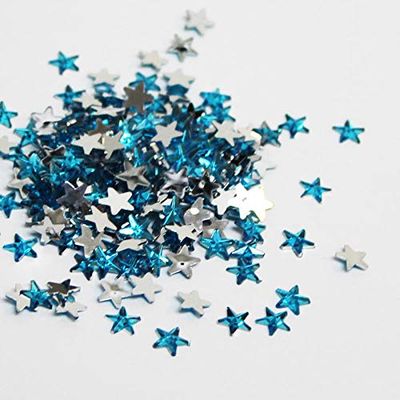 Factory Direct Craft Turquoise Flat Back Star Rhinestones | Approx. 4800 Pieces