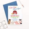 Modern Pink Paper Farm Birthday Invitations for Girls or Boys, Petting Zoo Birthday Invitations Girl or Boy, Your choice of Quantity, Age, Info and Envelope Color view 3