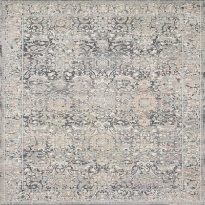 Loloi Lucia Collection LUC-04 Grey/Mist 2'-8" x 8' Runner Rug