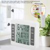 Digital Refrigerater Therometer, Digital Audible Alarm Fridge Freezer Thermometer with 2PCS Sensor Min/ Display. view 2