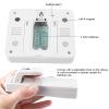 Digital Refrigerater Therometer, Digital Audible Alarm Fridge Freezer Thermometer with 2PCS Sensor Min/ Display. view 4