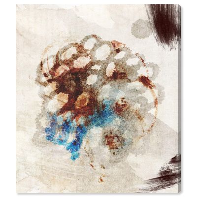 The Oliver Gal Artist Co. Abstract Wall Art Canvas Prints 'Mi Panal de Abejas' Home Dcor, 20" x 24", Brown