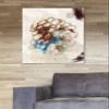 The Oliver Gal Artist Co. Abstract Wall Art Canvas Prints 'Mi Panal de Abejas' Home Dcor, 20" x 24", Brown view 4