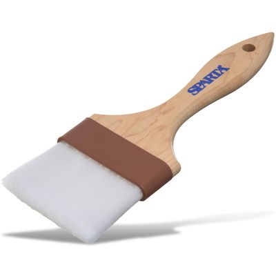 SPARTA 4039800 Nylon Wide Brush, Flat With Nylon Bristles, 3 Inches, Tan, (Pack of 12)