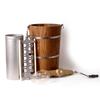 Lehman's Manual Ice Cream Maker - Make Your Own Homemade Ice Cream, Hand Crank with Stainless Steel Can and Oak Tub, 8 Quart Capacity view 2