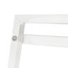 4-Tier Open Ladder Bookshelf, Multifunctional Leaning Plant Flower Stand Rack Bookcase Storage Display Shelves for Home Office Bathroom Balcony (White) view 4