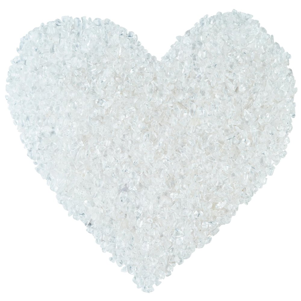 Crocon Clear Quartz Chips Bulk Natural Stone Raw Gemstone Tumbling Cabbing Polishing Gem Mining Chakra Balancing Reiki Healing Good Luck Home Office Decor Weight :-1Lb Approx