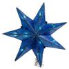 Kurt Adler 10-Light 7-Point Blue Capiz Star Treetop view 1
