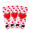 JetBag Travel Wine Bag (Set of 3, Heart Gift Pattern) - The Original Absorbent, Reusable & Protective Wine Bottle Bag - Made in the USA view 1