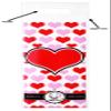 JetBag Travel Wine Bag (Set of 3, Heart Gift Pattern) - The Original Absorbent, Reusable & Protective Wine Bottle Bag - Made in the USA view 2
