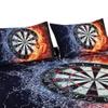 3D Sports Darts Bedding Set for Teen Boys,Duvet Cover Sets with Pillowcases,Twin Size,3PCS,1 Duvet Cover+2 Pillow Shams,(Comforter not Included) view 2