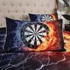 3D Sports Darts Bedding Set for Teen Boys,Duvet Cover Sets with Pillowcases,Twin Size,3PCS,1 Duvet Cover+2 Pillow Shams,(Comforter not Included) view 4