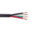 Mini Split Ductless Signal Wire CCA (Copper CLAD Aluminum) Indoor Outdoor UV Protection Rated 14 AWG Direct 14/4 (125FT) view 1